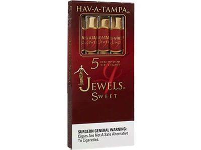 Hav A Tampa Jewels Sweet Cigars | Sweet / 10 Packs of 5