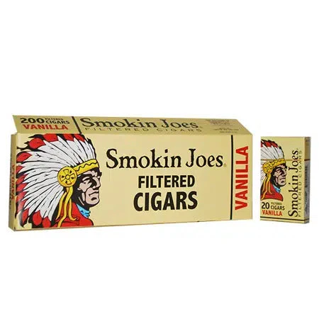 Smokin Joes Vanilla Filtered Cigars | Vanilla / 10 Packs of 20