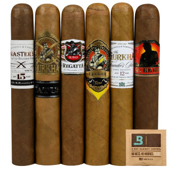 Best of Gurkha Fat Shade - Ultimate 6-Cigar Collection