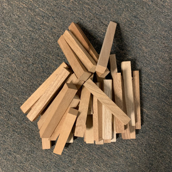 Cigar Box Deadman Spanish Cedar Blocks - Set/50 Other