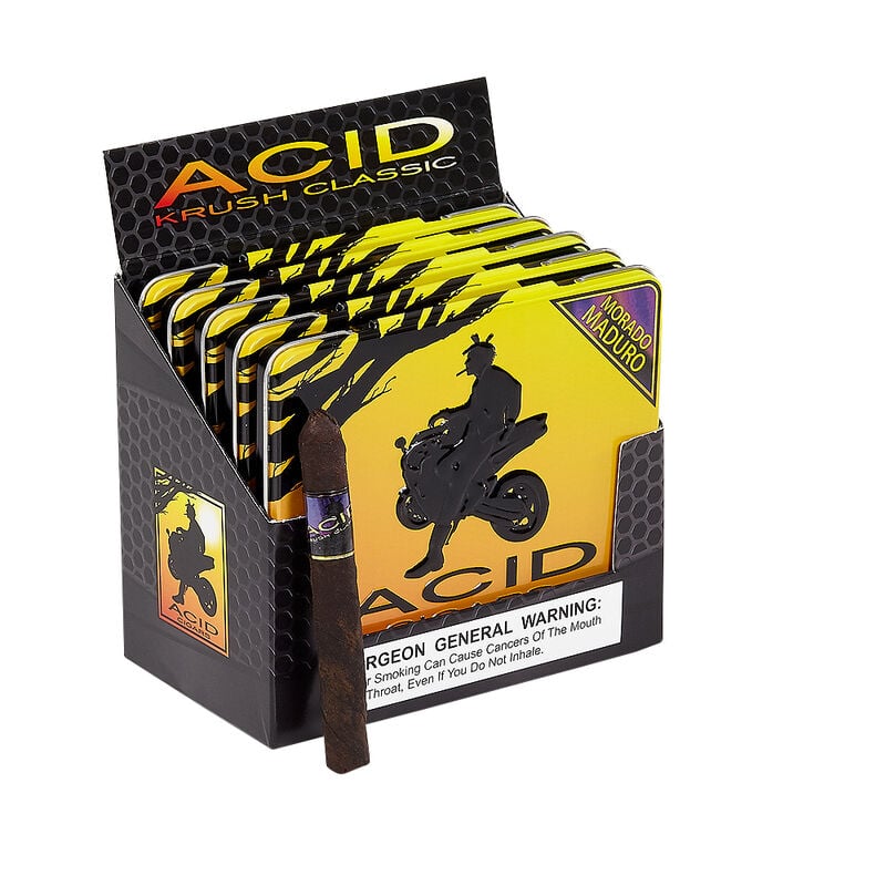 ACID Krush Classics Morado Maduro Tins Cigarillos Pack of 50