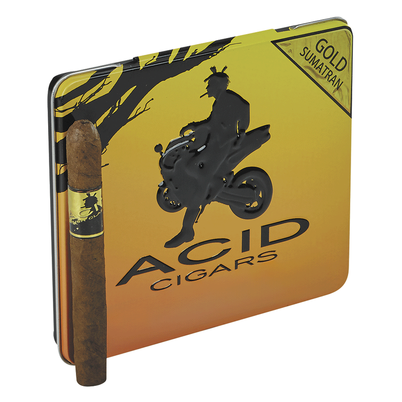 Acid Krush Classics Gold Sumatra Tins Cigarillos Pack of 10