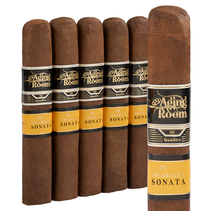 Aging Room Quattro Nicaragua Sonata Robusto Pack of 5