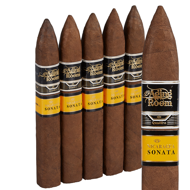 Aging Room Quattro Nicaragua Sonata Torpedo Pack of 5