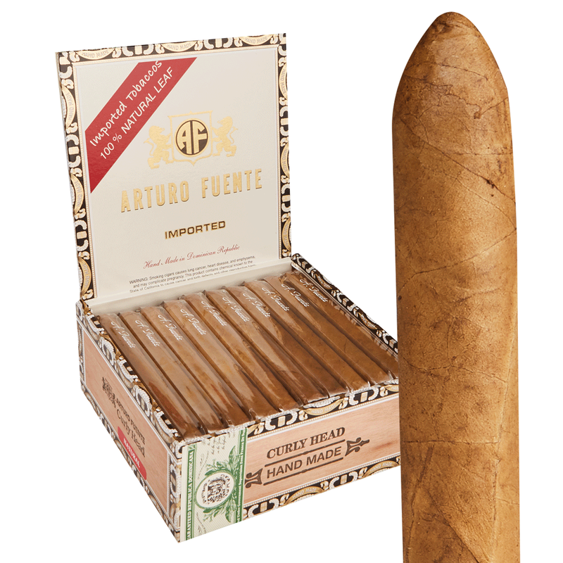 Artuto Fuente Curly Head Lancero/Panatela Box of 40