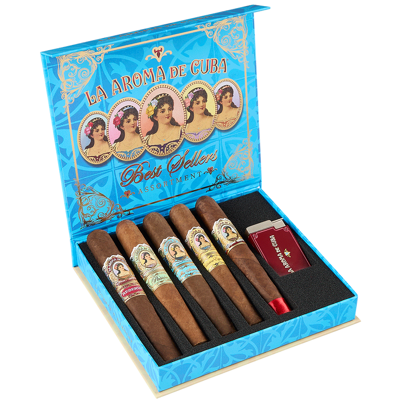 La Aroma de Cuba Best Sellers Assortment Sampler 5-Cigar Sampler