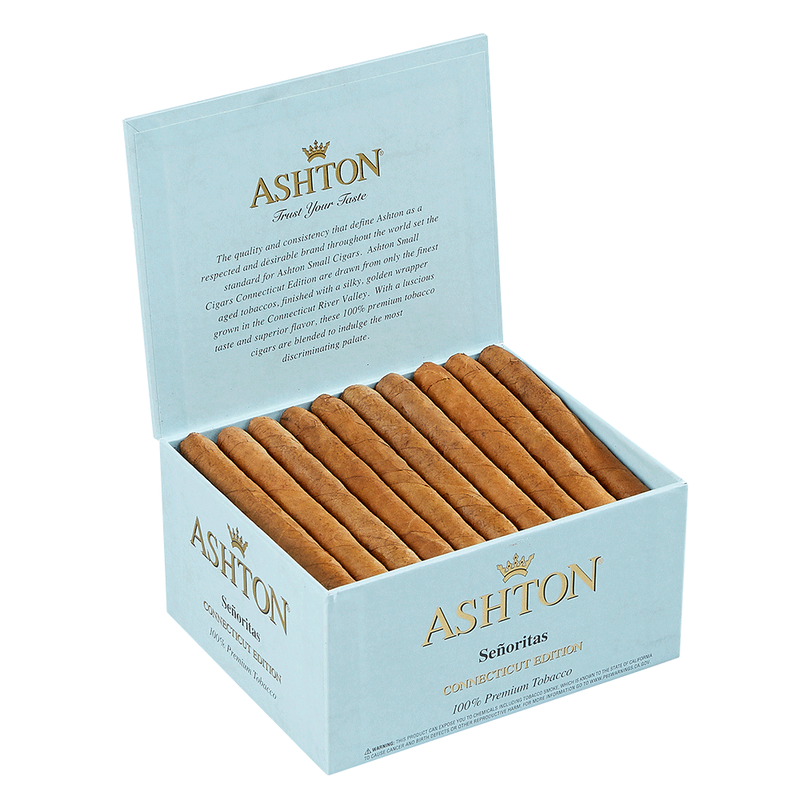 Ashton Classic Senoritas Connecticut Cigarillos Box of 50