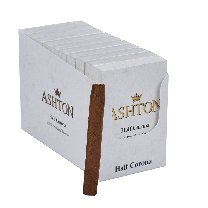Ashton Classic Half Corona Cameroon Petite Corona Pack of 50 [10/5]