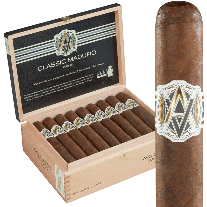 AVO Classic Maduro Robusto Box of 25