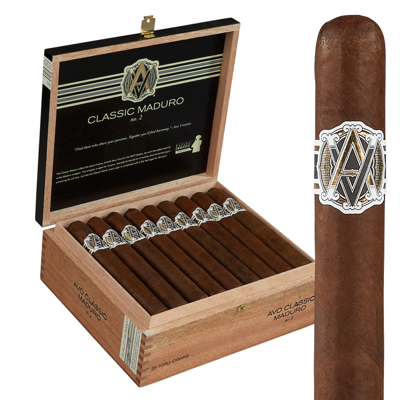 AVO Classic Maduro Toro Box of 25