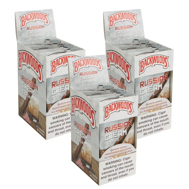 Backwoods Russian Cream Cigarillos Pack of 120