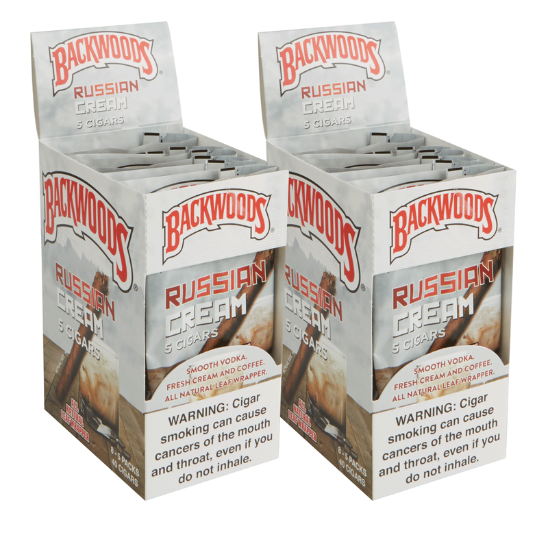 Backwoods Russian Cream Cigarillos Pack of 80