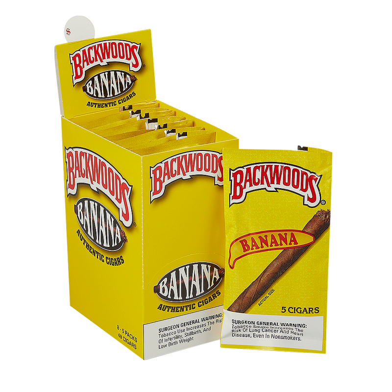 Backwoods Banana Cigarillos Box of 40