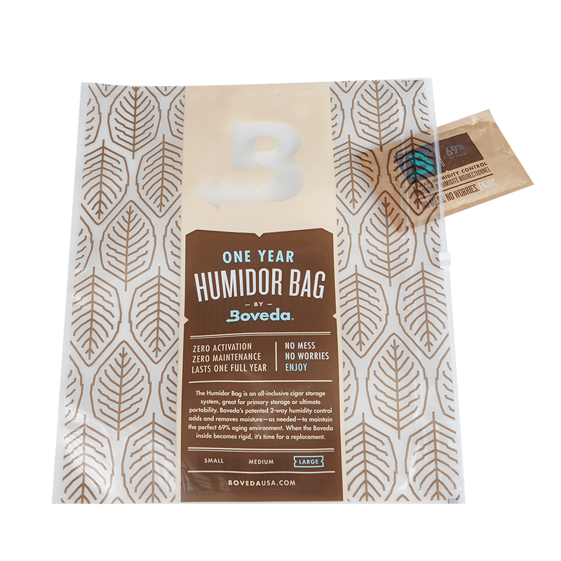 Boveda 1 Year Humidor Bag 50 Cigar Capacity