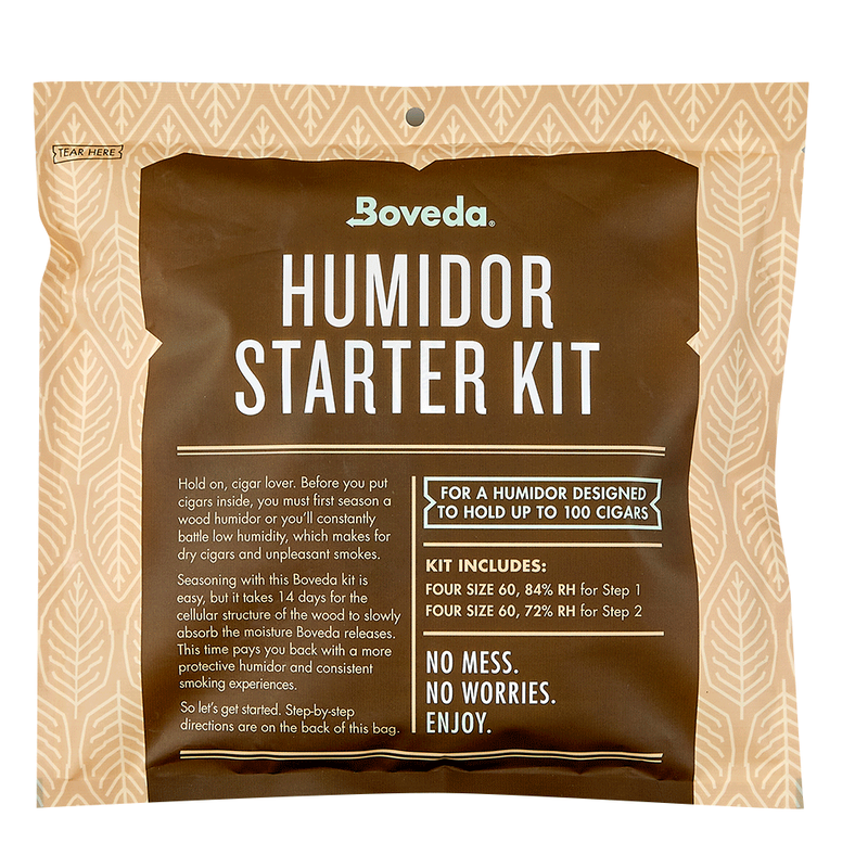 Boveda Humidor Starter Kit 100 Count Gel
