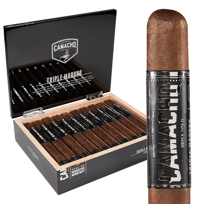 Camacho Triple Maduro Toro Box of 20