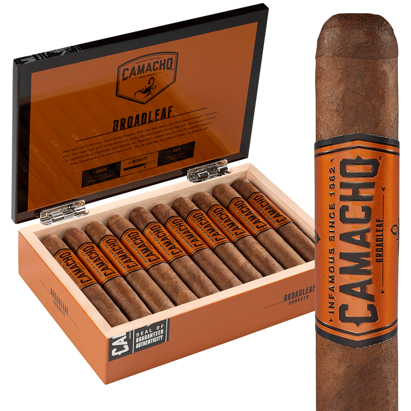 Camacho Broadleaf Robusto Box of 20