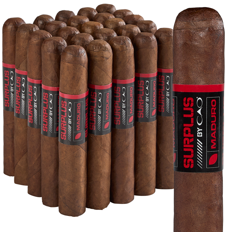 SURPLUS By CAO Maduro Robusto Pack of 25