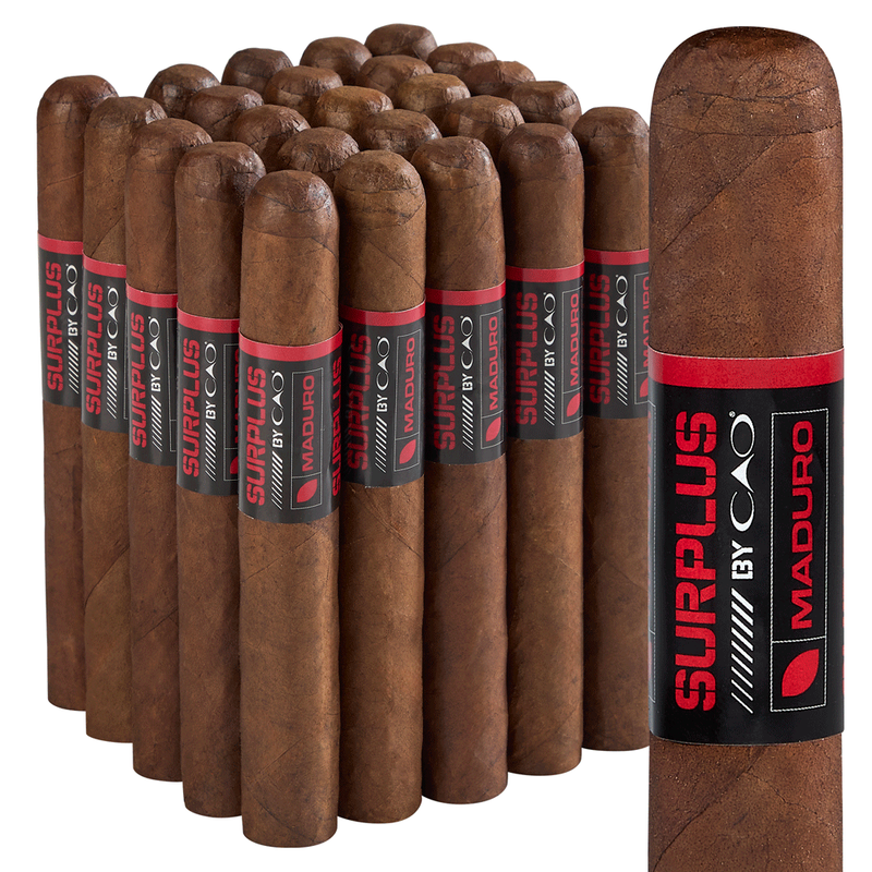SURPLUS By CAO Maduro Toro Pack of 25