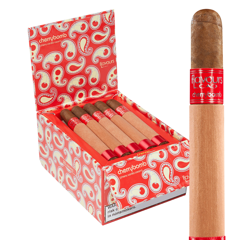 CAO Flavours Tins 10 pack - Cherrybomb Cigarillos (4.0" x 30) Corona Box of 20