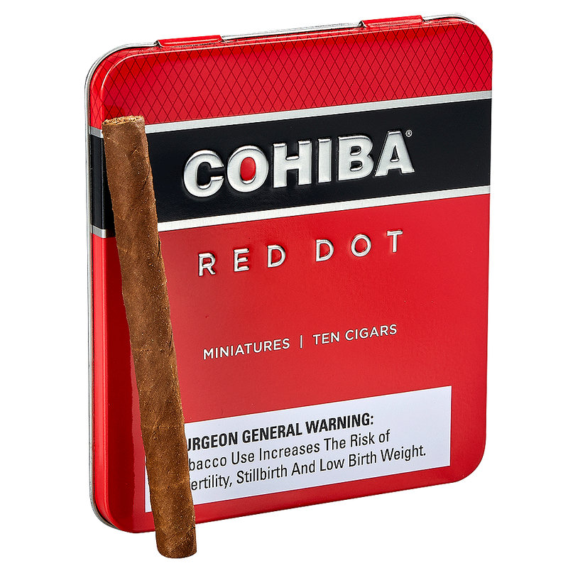 Cohiba Red Dot Miniatures Cigarillos Pack of 10