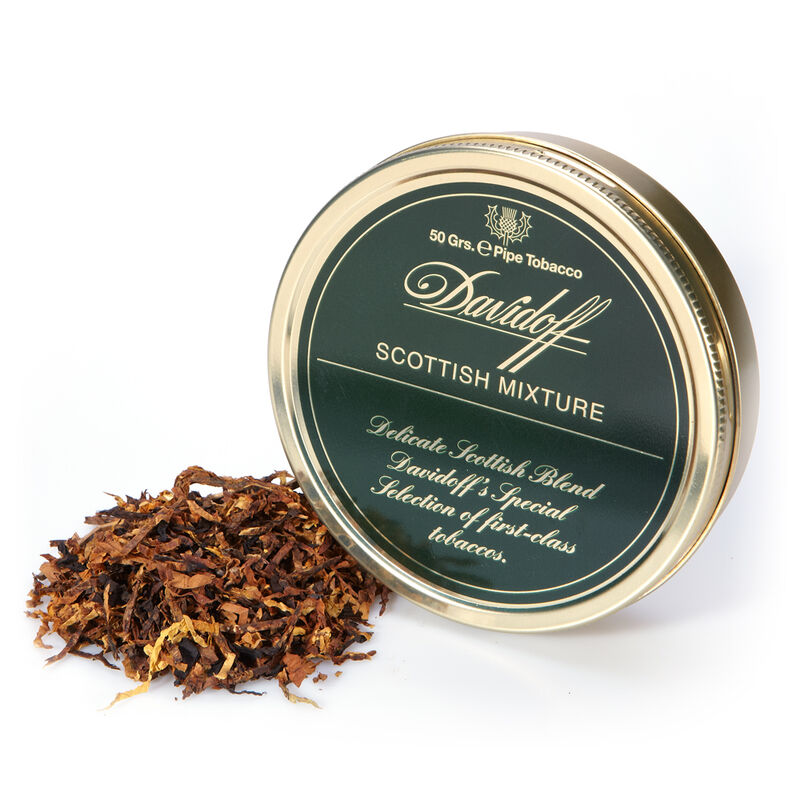 Davidoff Pipe Tobacco Scottish Mixture 1.75 Ounce Tin