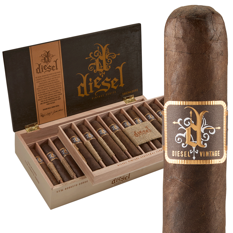 Diesel Vintage Series Maduro Double Corona Box of 20