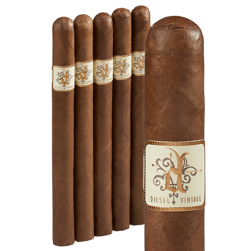 Diesel Vintage Series Natural Double Corona Pack of 5