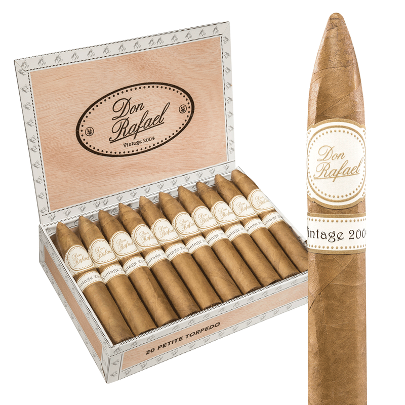 Don Rafael Vintage 2004 Cigars Torpedo Box of 20
