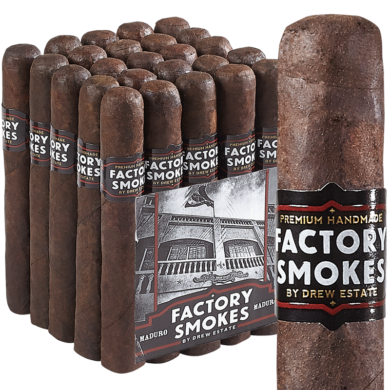 Drew Estate Factory Smokes Maduro Gordo Pack of 25