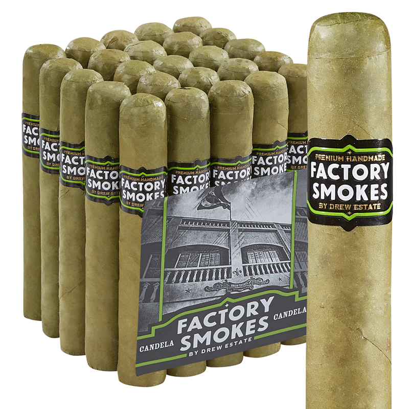 Drew Estate Factory Smokes Candela Gordo Pack of 25