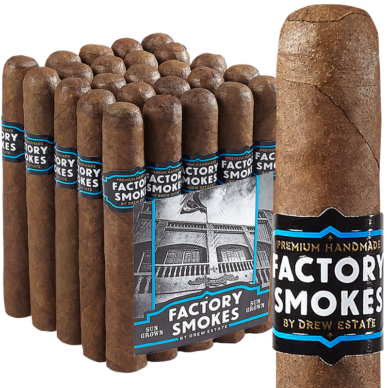 Drew Estate Factory Smokes Sun Grown Gordo Pack of 25
