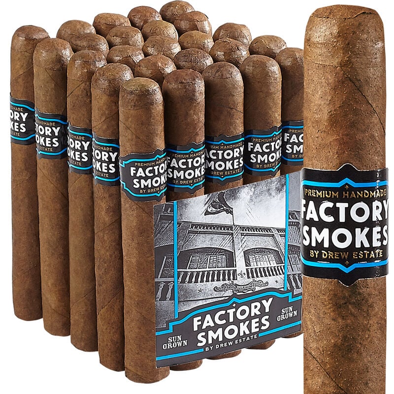 Drew Estate Factory Smokes Sun Grown Toro Pack of 25