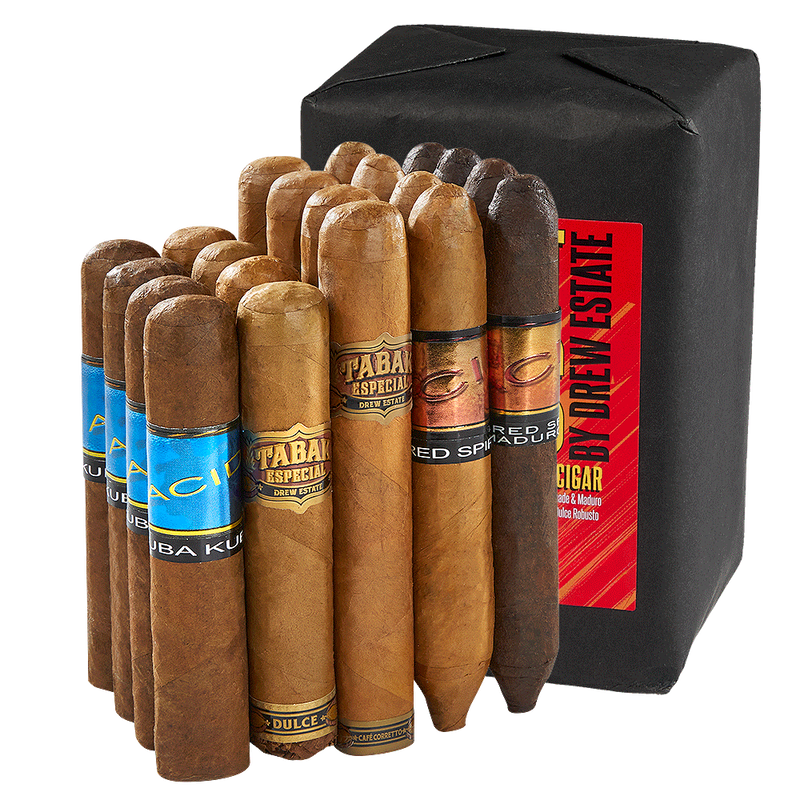 Greatest Hits by Drew Estate Mega-Selection Robusto 20-Cigar Sampler