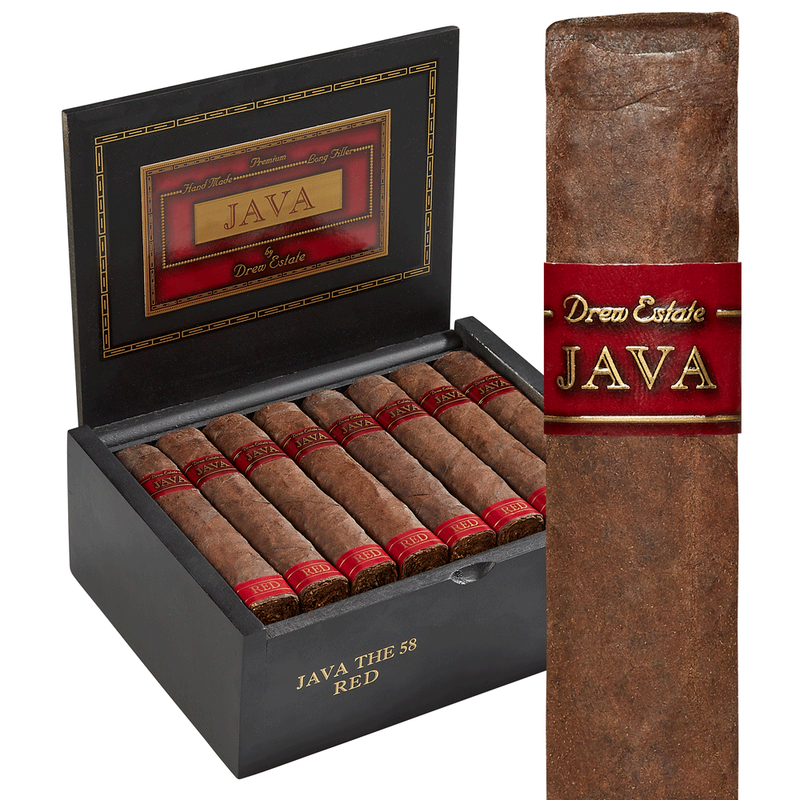 Java Red by Drew Estate Gordo Box of 24