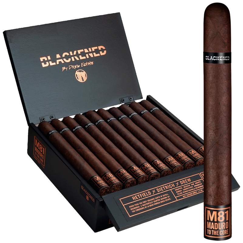 Blackened M81 By Drew Estate Double Corona Box of 20