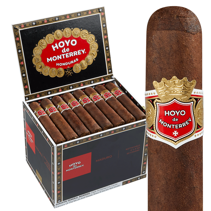 Hoyo de Monterrey Maduro Rothschild Box of 50