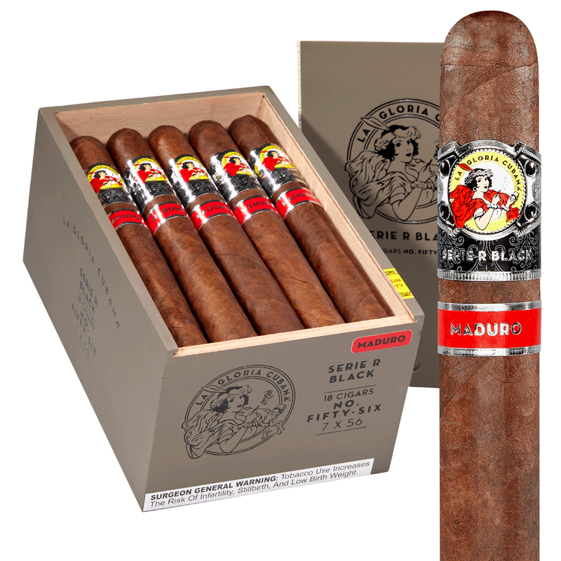 La Gloria Cubana Serie R Black Serie R Black Maduro Box of 18