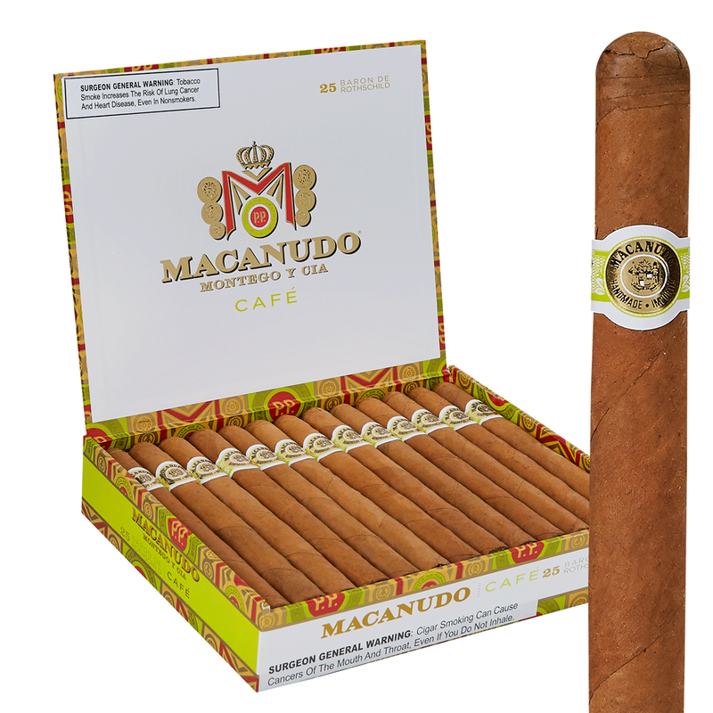 Macanudo Cafe Lancero/Panatela Box of 25