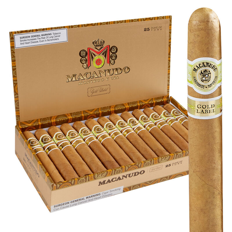 Macanudo Gold Label Robusto Box of 25