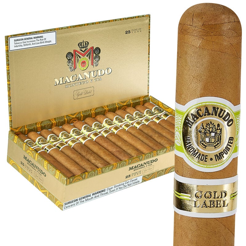 Macanudo Gold Label Toro Box of 25