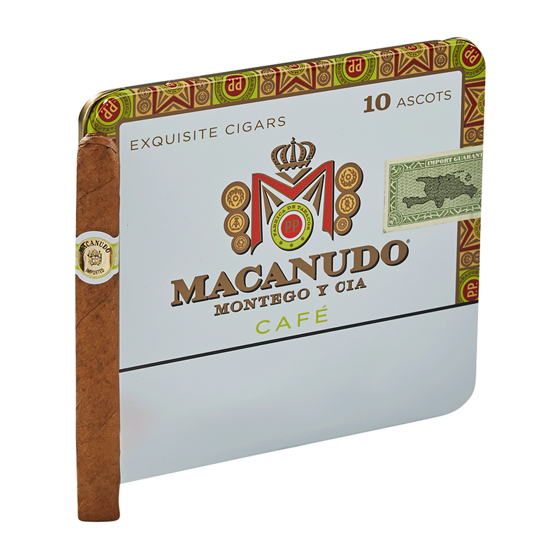 Macanudo Cafe Ascots Connecticut - Cigarillos Pack of 10