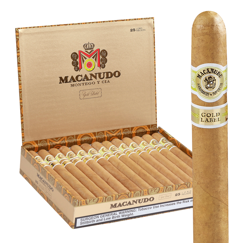 Macanudo Gold Label Ascot Connecticut Tins- Cigarillos Pack of 100