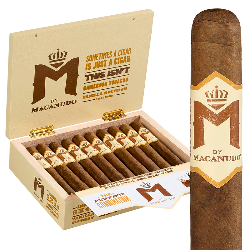 M by Macanudo Vanilla Bourbon Robusto Box of 20