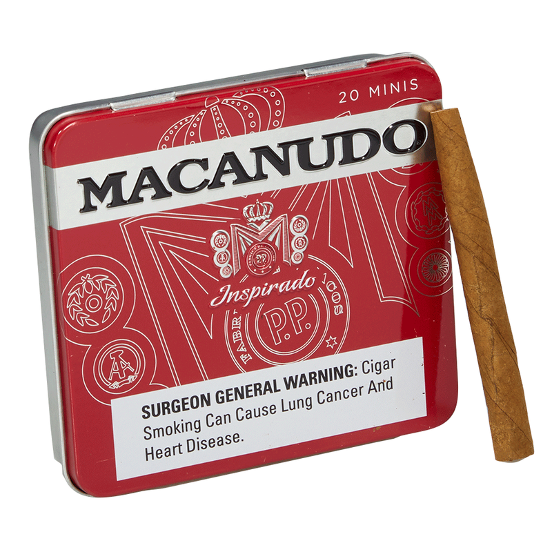 Macanudo Inspirado White Tins - Cigarilos Cigarillos Pack of 100