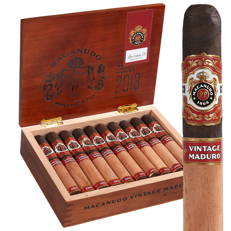 Macanudo Vintage 2013 Maduro Robusto Pack of 5