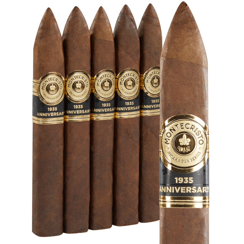 Montecristo 1935 Anniversary Nicaragua Torpedo Pack of 5