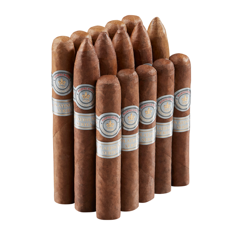 Montecristo Platinum Flight Sampler Robusto 15-Cigar Sampler
