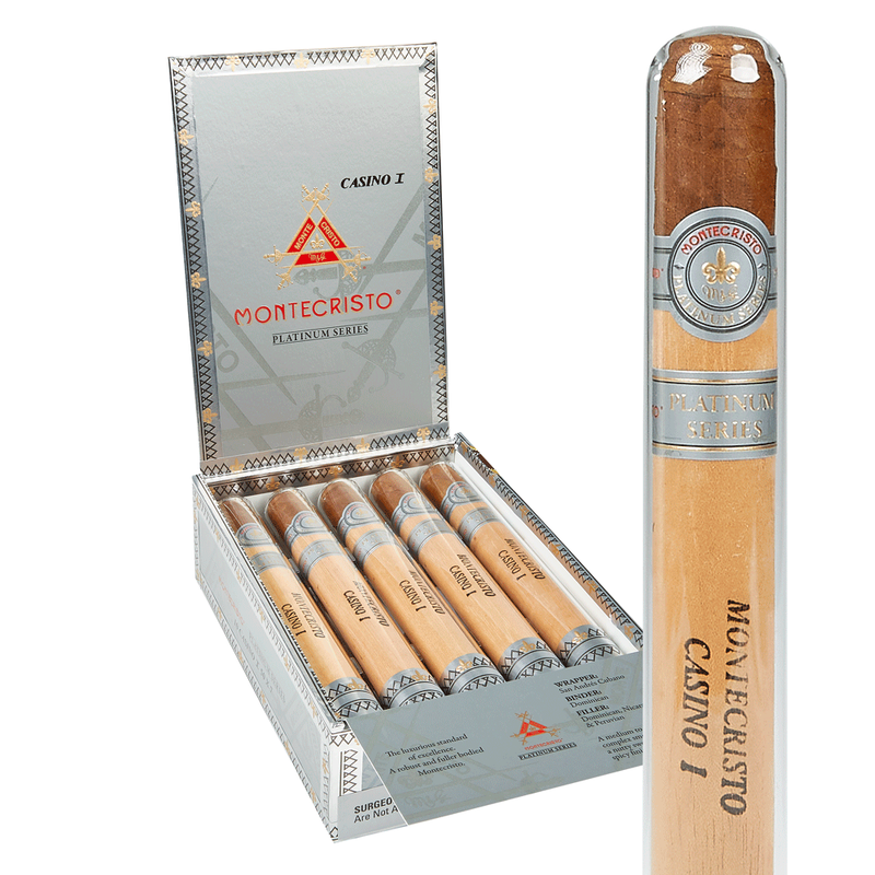 Montecristo Platinum Casino Churchill Box of 10