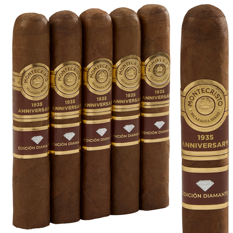 Montecristo 1935 Anniversary Edicion Diamante Robusto Pack of 5